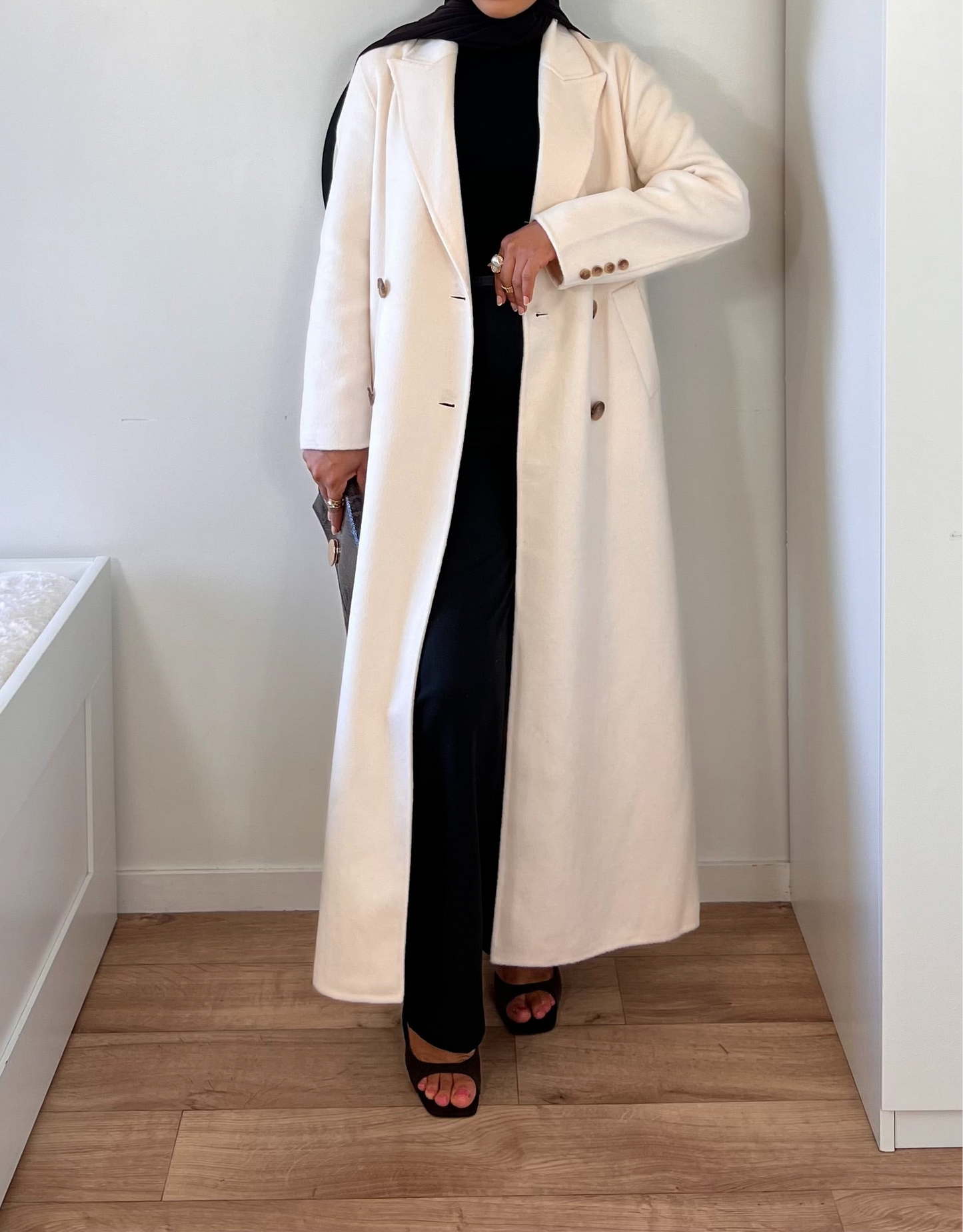 Handmade Extra Long Wool Coat |QUALITÉ PREMIUM | manteau Fait main en laine |