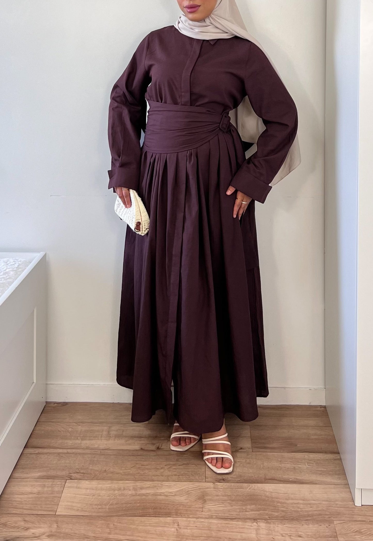 Robe maxi chemise | QUALITÉ PREMIUM |