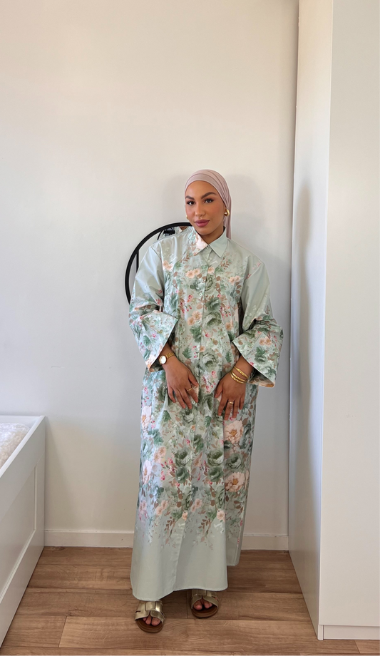 Robe Chemise Oversize – 100 % Coton