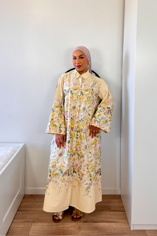 Robe Chemise Oversize – 100 % Coton