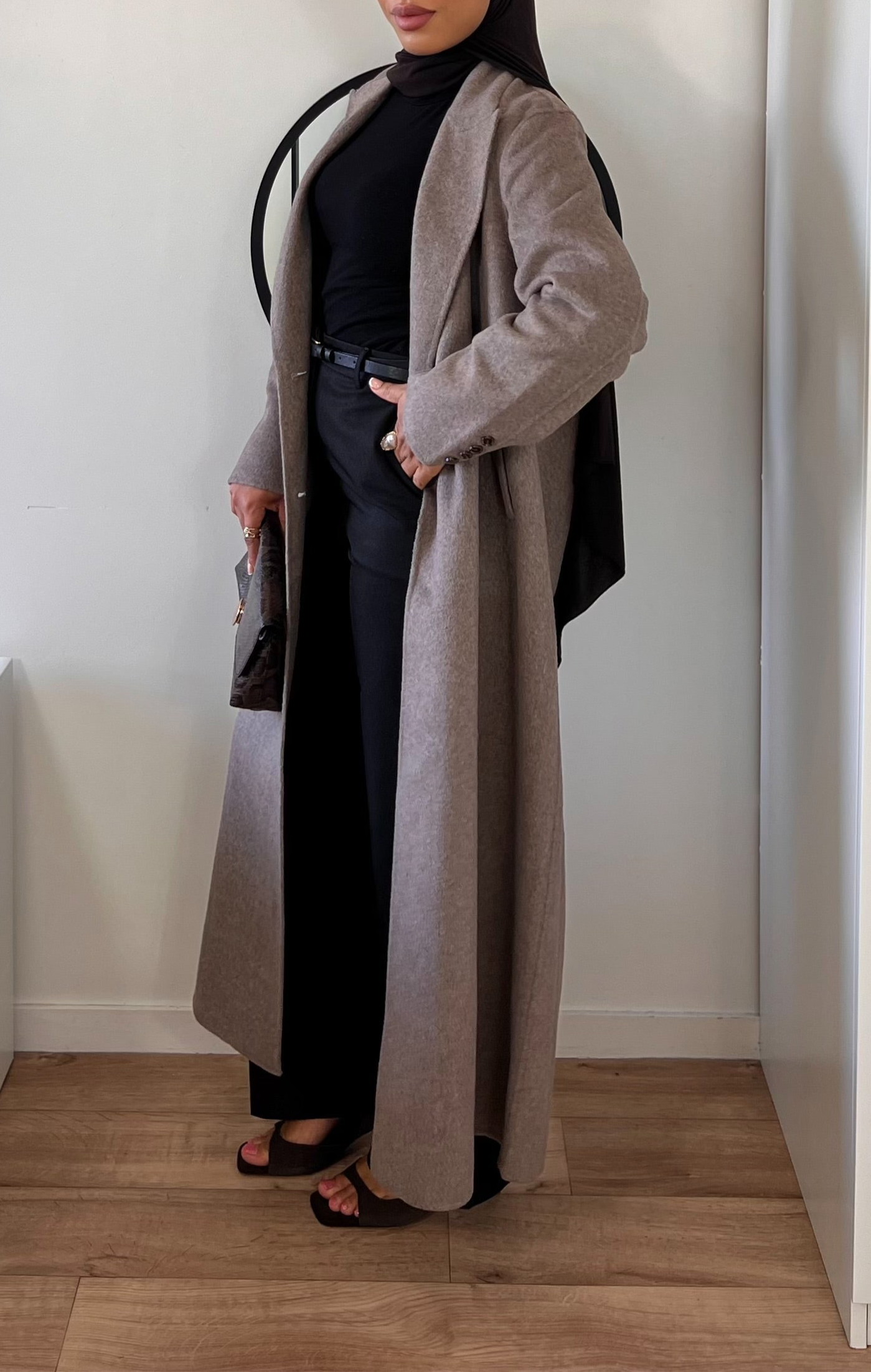 Handmade Extra Long Wool Coat |QUALITÉ PREMIUM | manteau Fait main en laine |