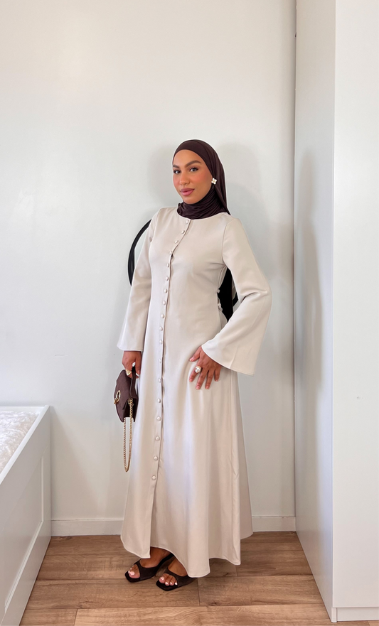 Robe longue boutonnée