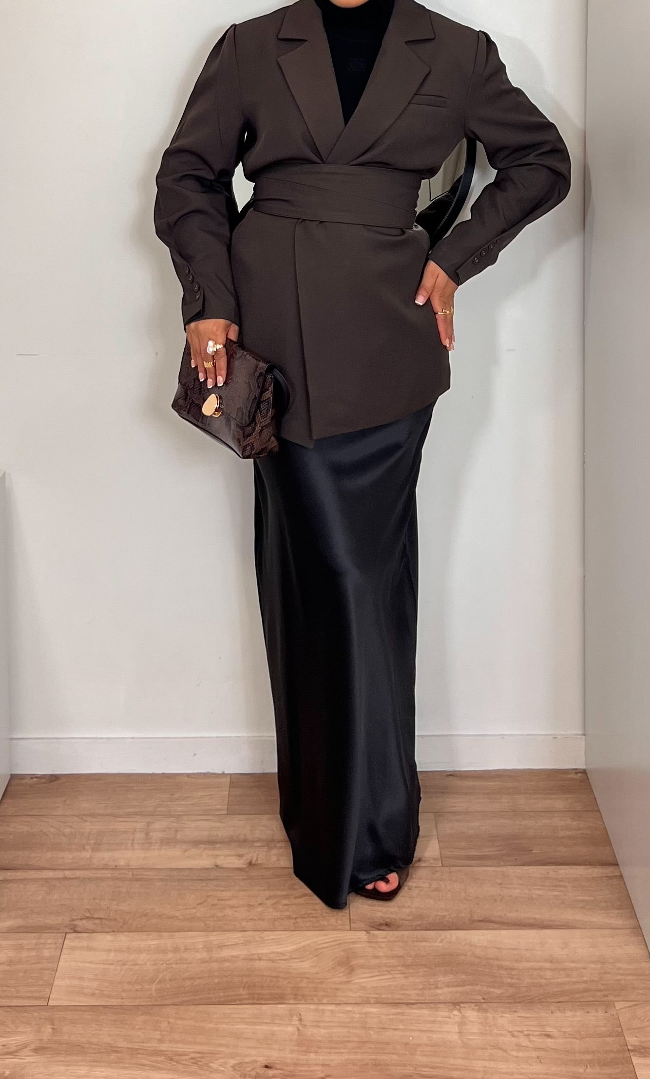 Blazer ceinturé – Coupe chic et structurée | PREMIUM |