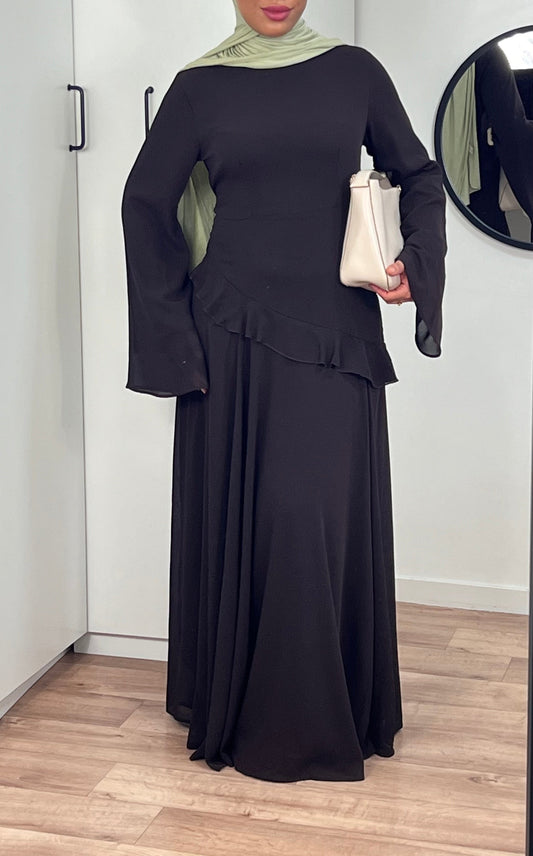 Robe longue maxi en mousseline