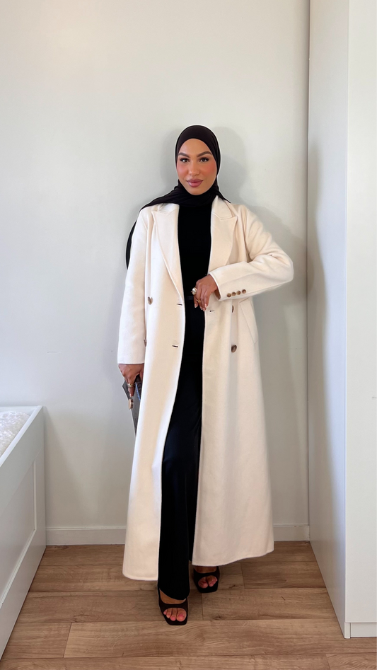 Handmade Extra Long Wool Coat |QUALITÉ PREMIUM | manteau Fait main en laine |