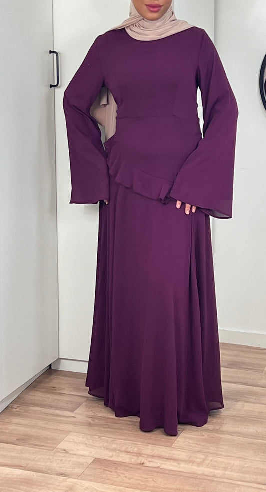 Robe longue maxi en mousseline