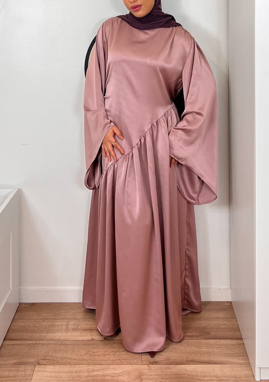 Robe longue satinée [ GAMME PREMIUM ]