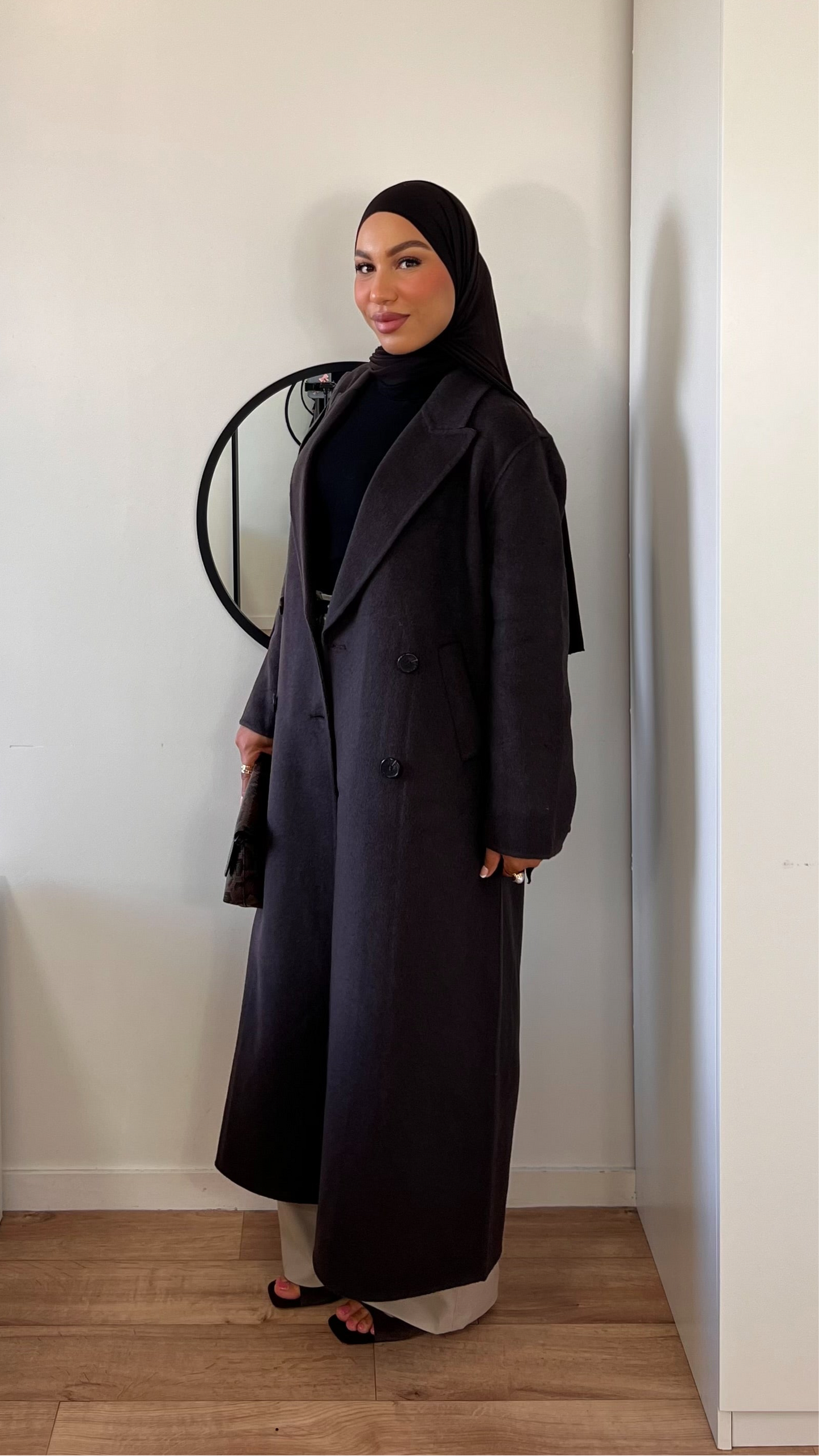 Handmade Extra Long Wool Coat |QUALITÉ PREMIUM | manteau Fait main en laine |