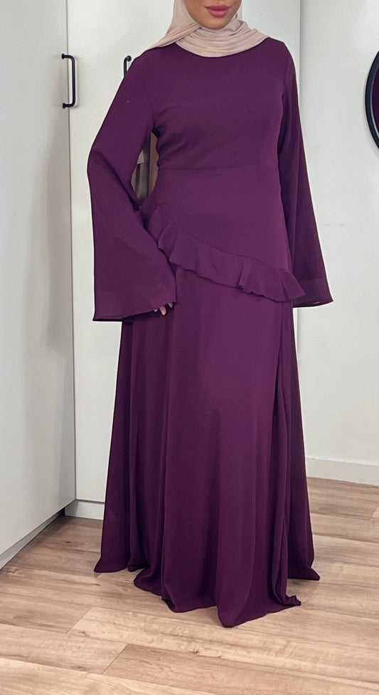 Robe longue maxi en mousseline
