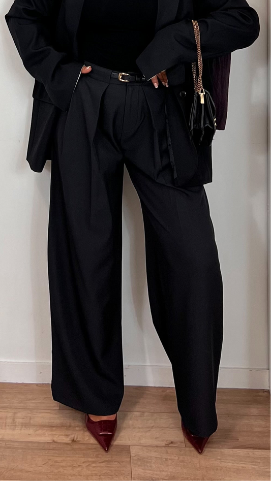 Pantalon à pince large – Confort & élégance fluide