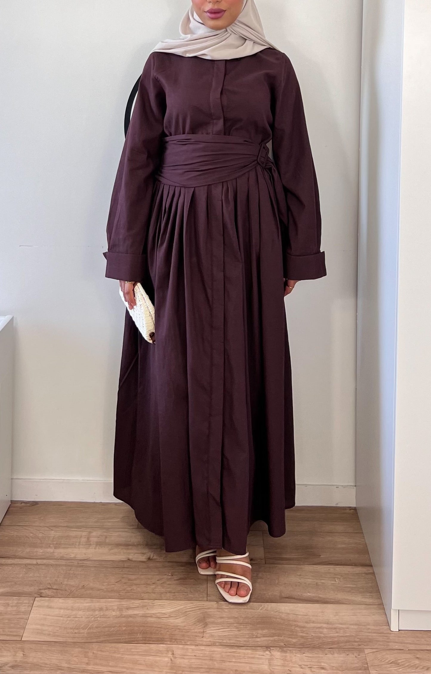 Robe maxi chemise | QUALITÉ PREMIUM |