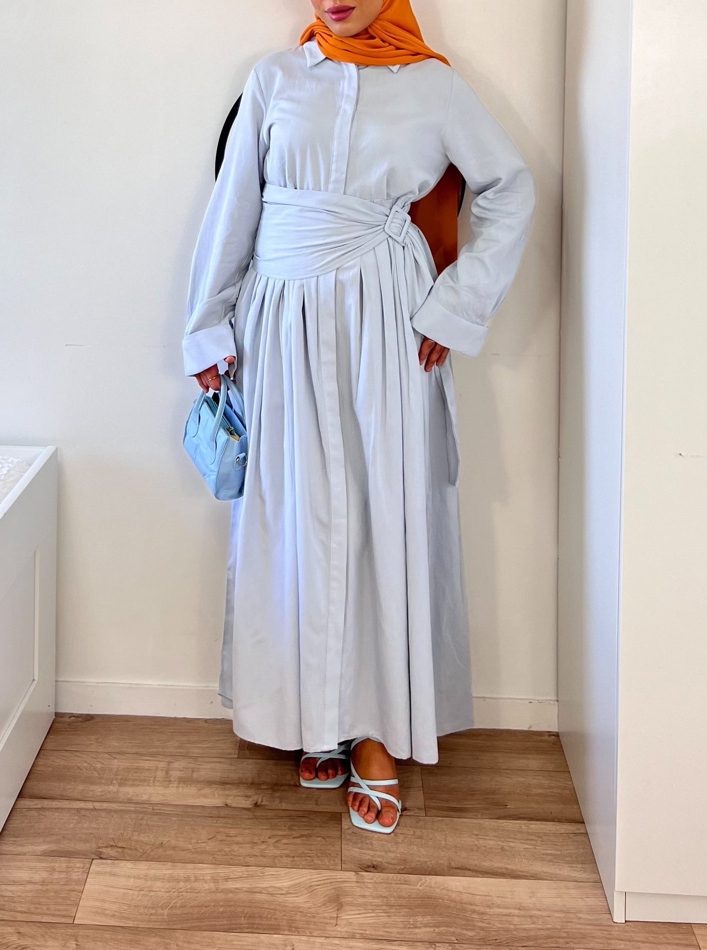 Robe maxi chemise | QUALITÉ PREMIUM |
