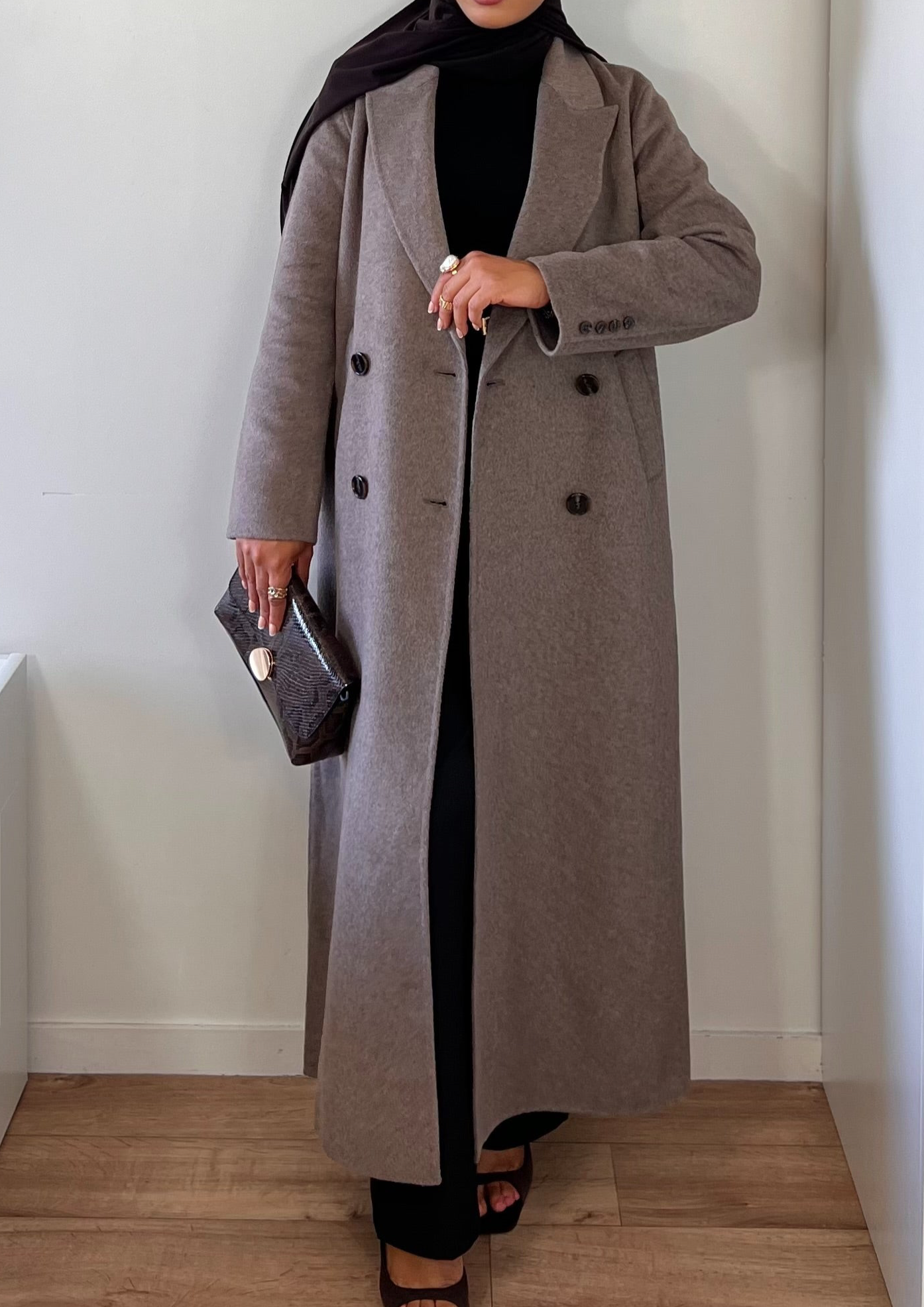 Handmade Extra Long Wool Coat |QUALITÉ PREMIUM | manteau Fait main en laine |