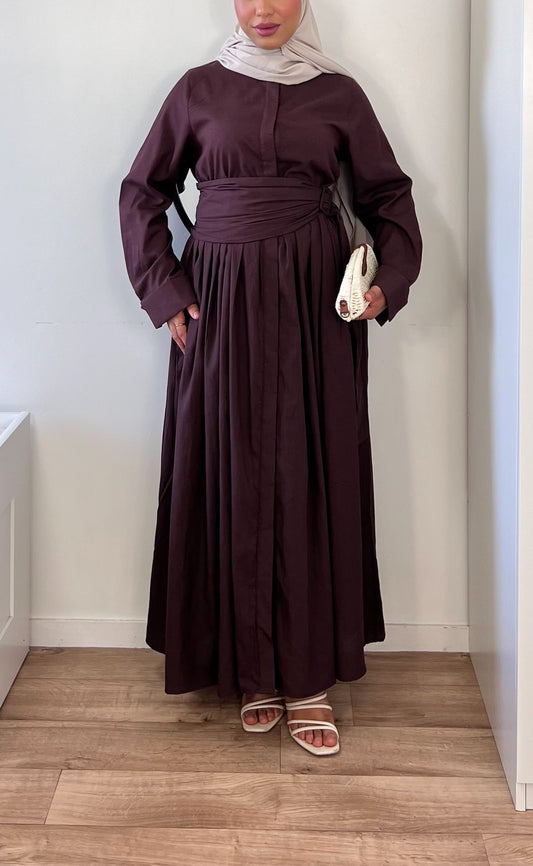 Robe maxi chemise | QUALITÉ PREMIUM |