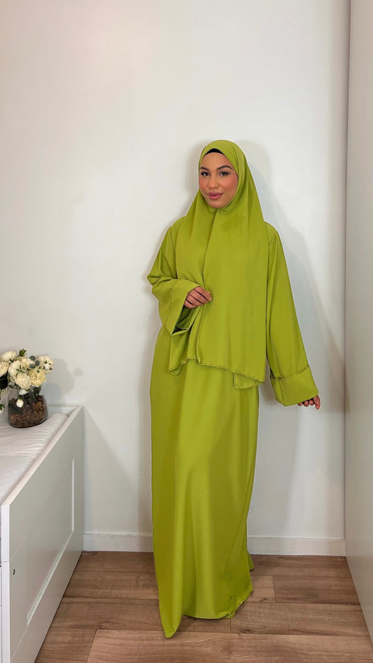 Abaya Hijab intégré