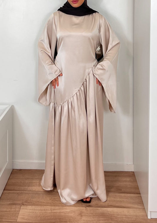 Robe longue satinée [GAMME PREMIUM]