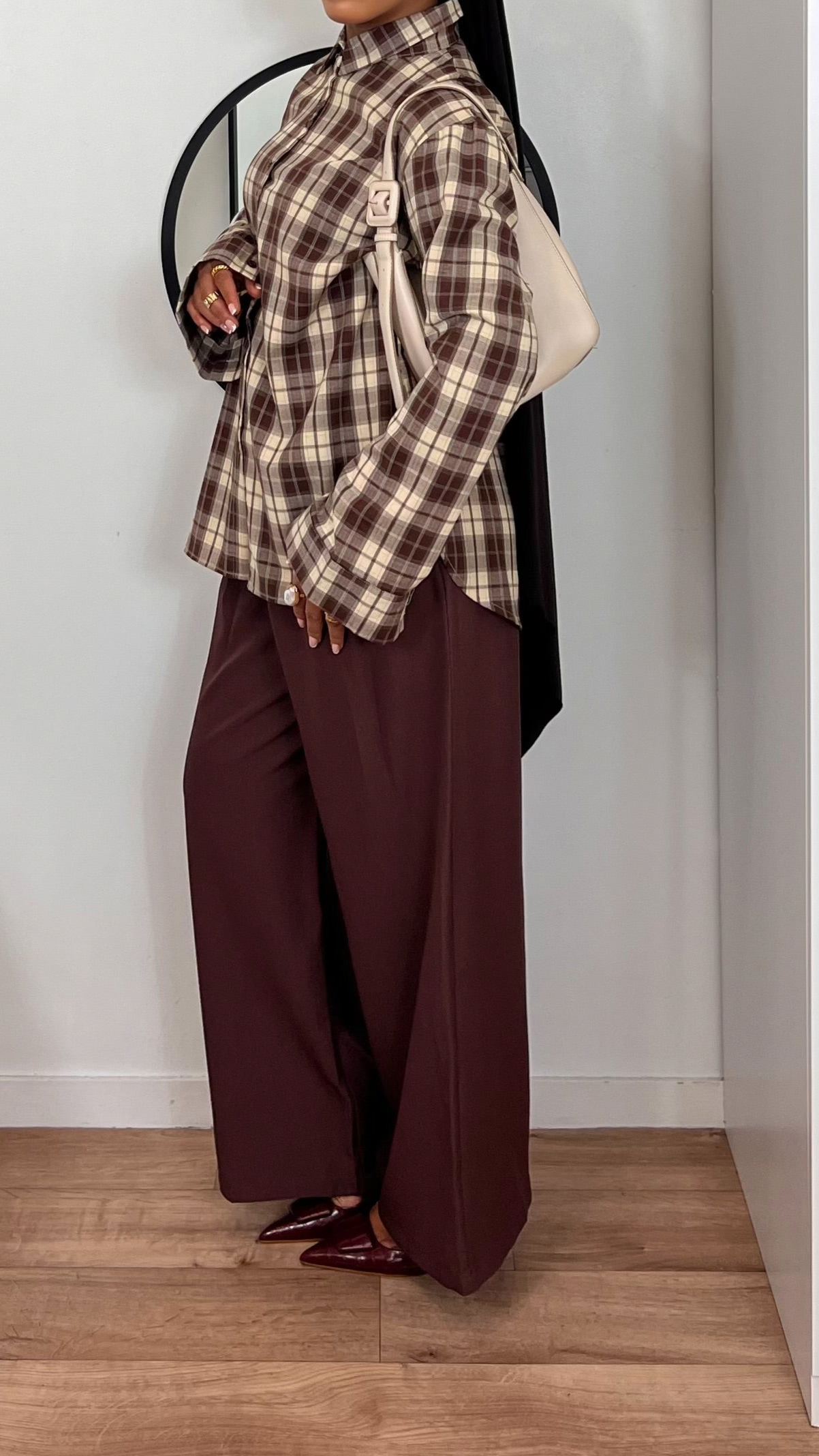 Chemise à carreaux – Douceur & fluidité premium