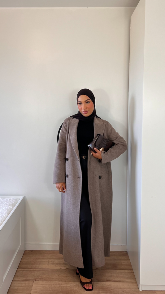 Handmade Extra Long Wool Coat |QUALITÉ PREMIUM | manteau Fait main en laine |