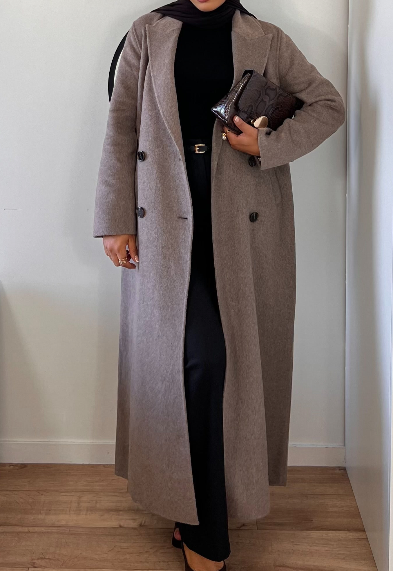 Handmade Extra Long Wool Coat |QUALITÉ PREMIUM | manteau Fait main en laine |