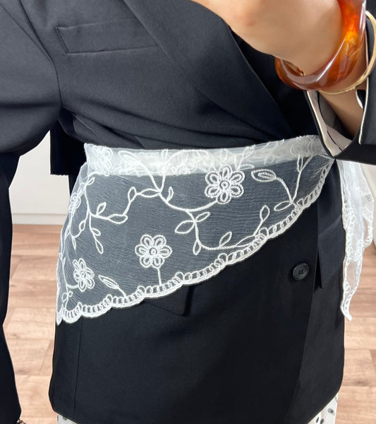 Foulard en dentelle 100% Viscose