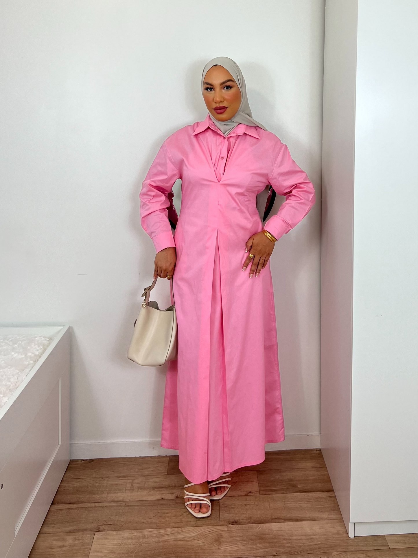 Robe Nœud de Coton [ POPELINE ]
