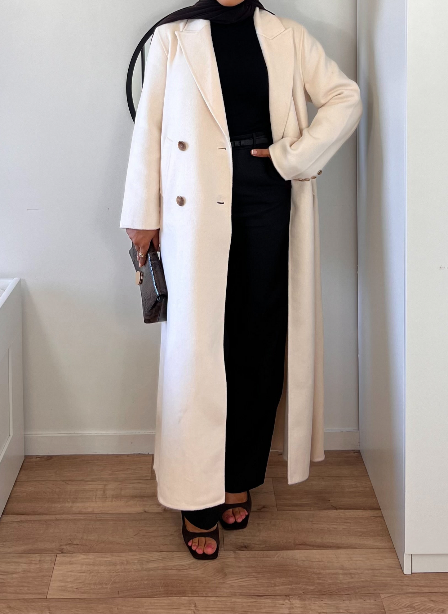 Handmade Extra Long Wool Coat |QUALITÉ PREMIUM | manteau Fait main en laine |
