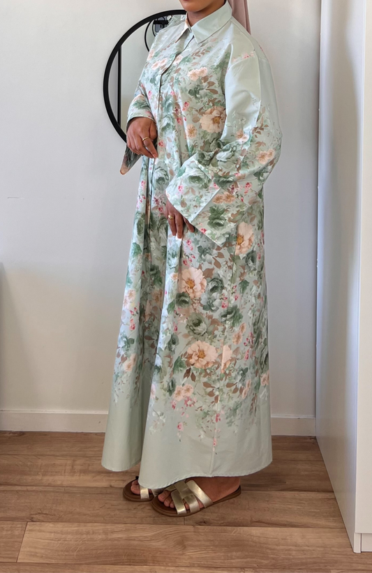 Robe Chemise Oversize – 100 % Coton