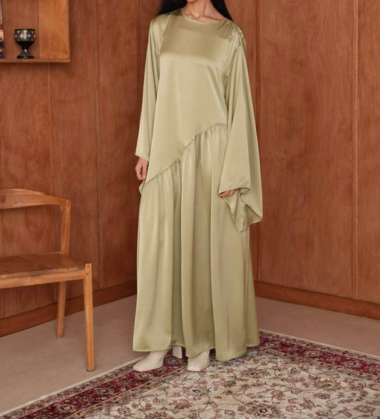 Robe longue satinée [ GAMME PREMIUM]