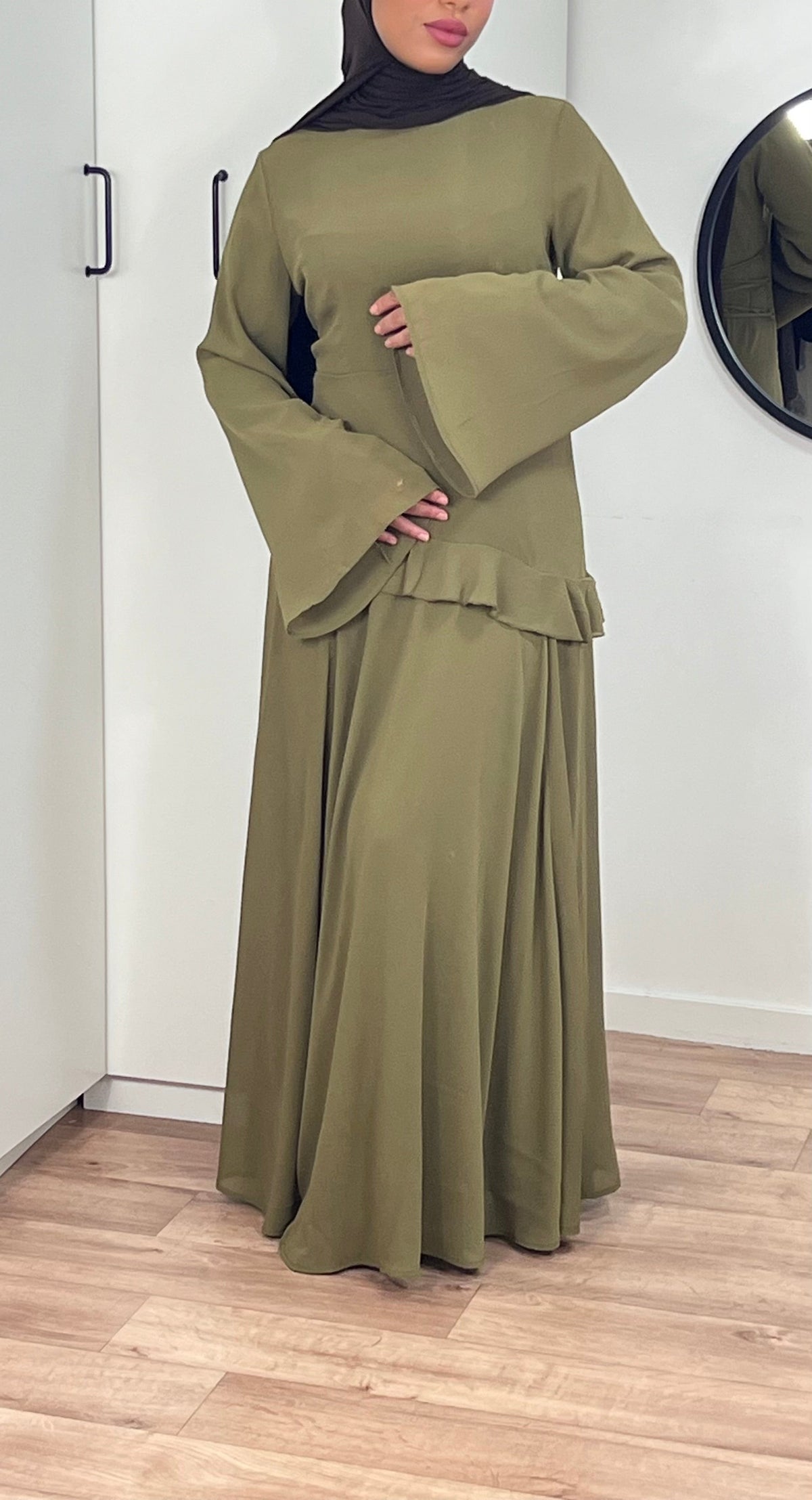 Robe longue maxi en mousseline